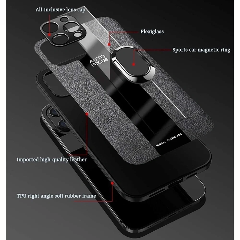 iPhone 11 ProMax Case with Magnetic Back Magnet Shockproof Armor Drop Protection